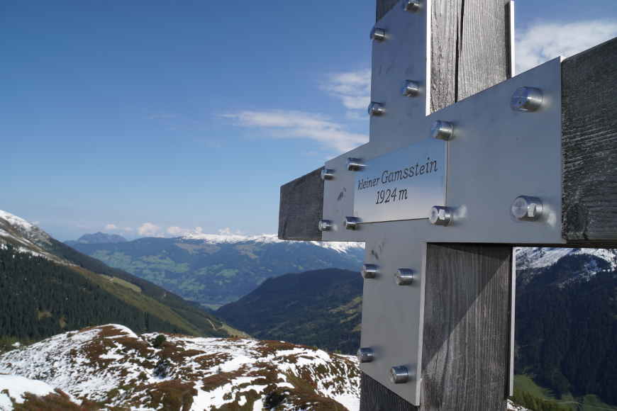 Gipfelkreuz kleiner Gamsstein Zillertal