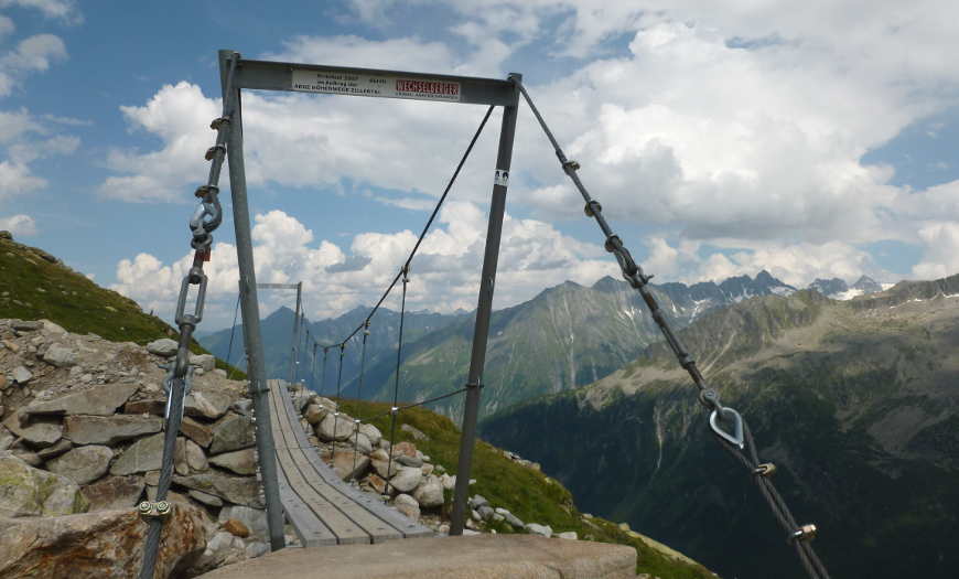Hängebrücke an der Olpererhütte