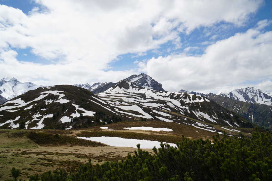 Blick von Arbiskogel zur Kirchspitze