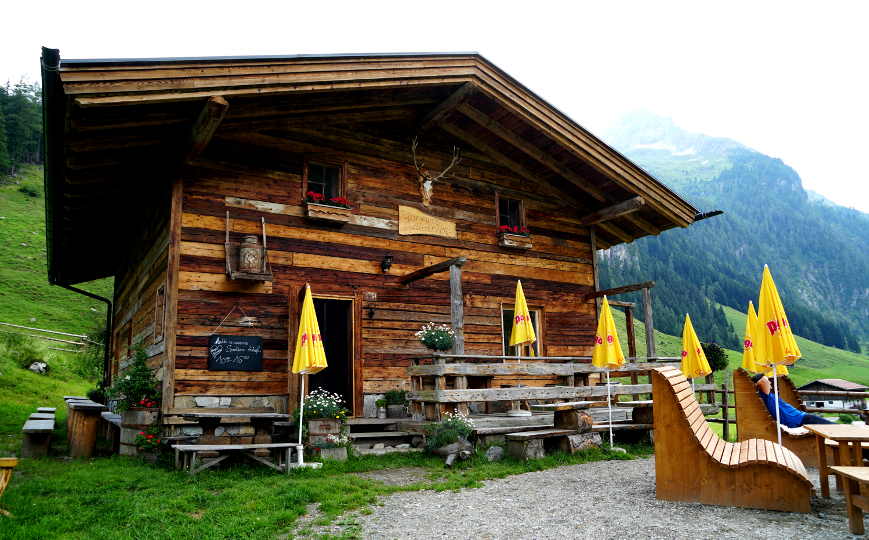 Klammer's Jausenhütte im Wimmertal