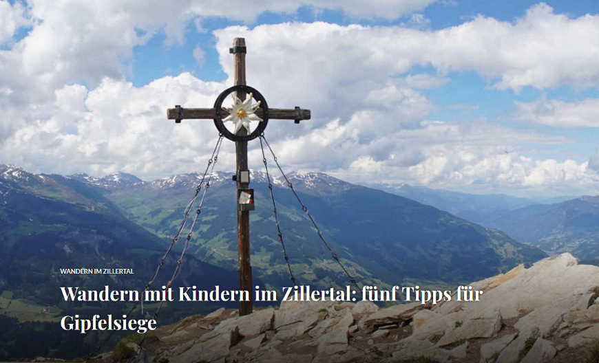 Beitragsbild Wandern mit Kindern im Zillertal