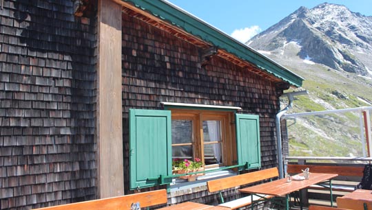 Terrasse Kasseler Hütte
