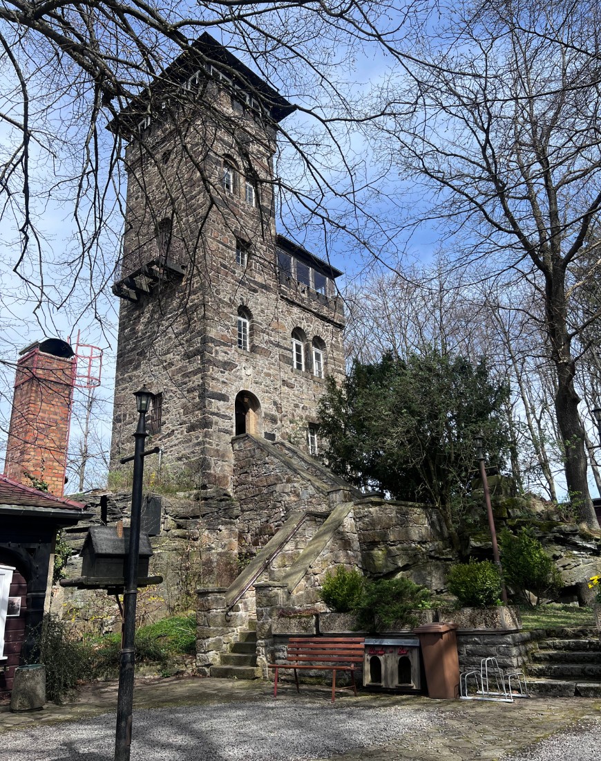 Turm am Berggasthof Czorneboh