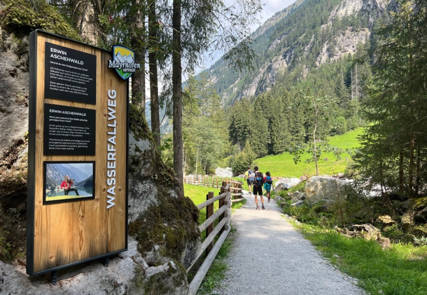 Wasserfallweg im Stillupptal