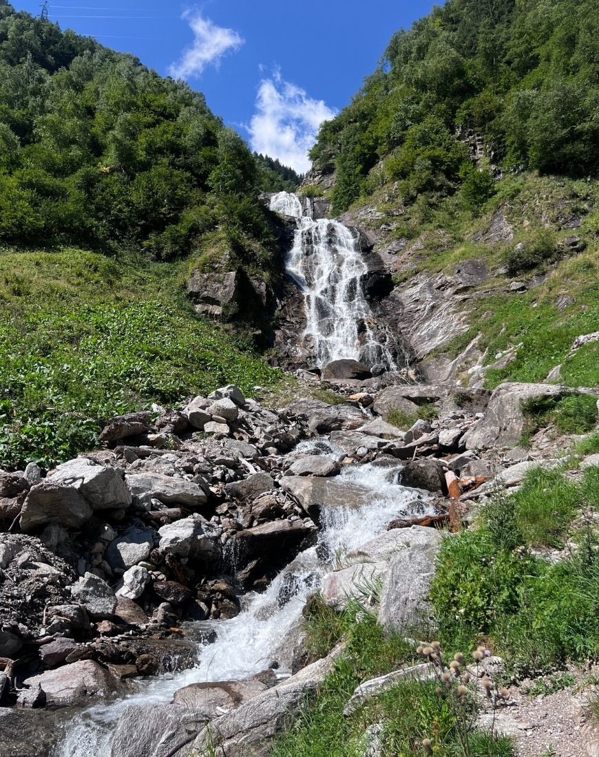 Schrahnbach-Wasserfall in Ginzling auf dem Weg zur Jausenstation Gamsgrube