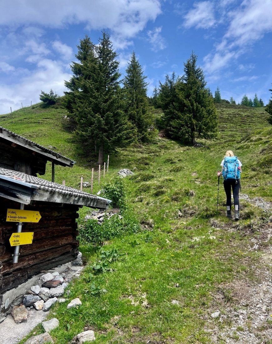 Aufstieg zur Karlalm am Laberg