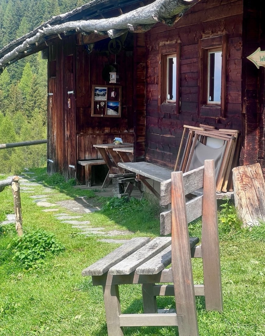 Lieblingsbank von tourtricks an der Karlalm im Zillertal