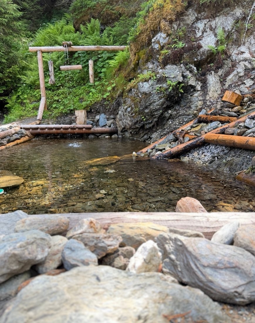 Wasserspielplatz auf dem Quellenweg von Hochfügen zur Huberwinkelalm